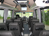 Luxusbussi  20 paikkainen sisäkuva